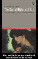 Social History of Art: Volume 3