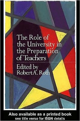 Role of the University in the Preparation of Teachers