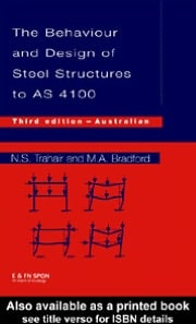 Behaviour and Design of Steel Structures to AS 4100
