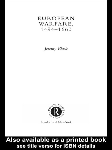 European Warfare, 1494-1660