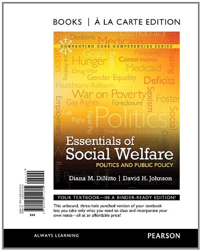 Essentials of Social Welfare: Politics and Public Policy