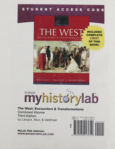 The West: Encounters and Transformations