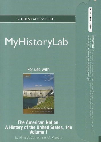 The American Nation: MyHistoryLab Student Access Code Card