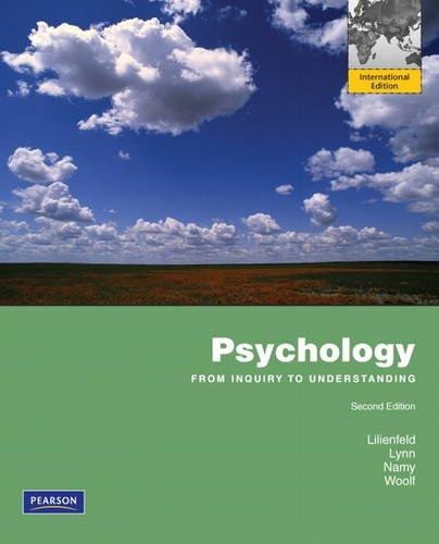 Psychology: From Inquiry to Understanding