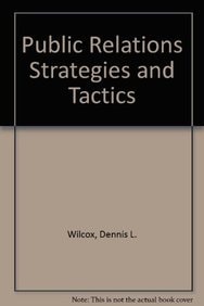 Public Relations: Strategies and Tactics