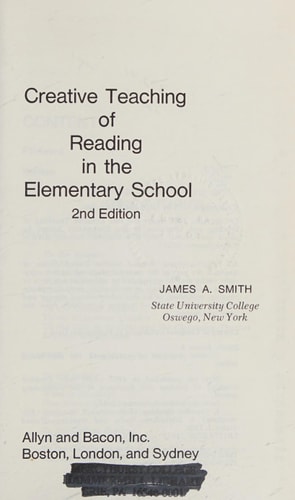 Creative Teaching of Reading in the Elementary School