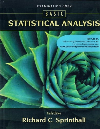 Basic Statistical Analysis
