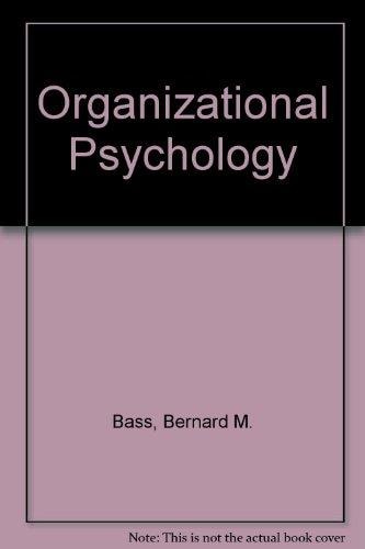 Organizational Psychology