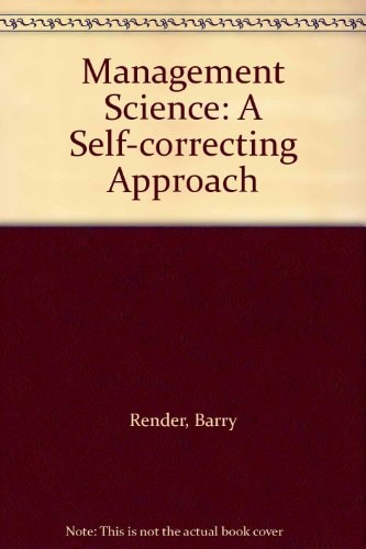 Management Science: A Self-Correcting Approach