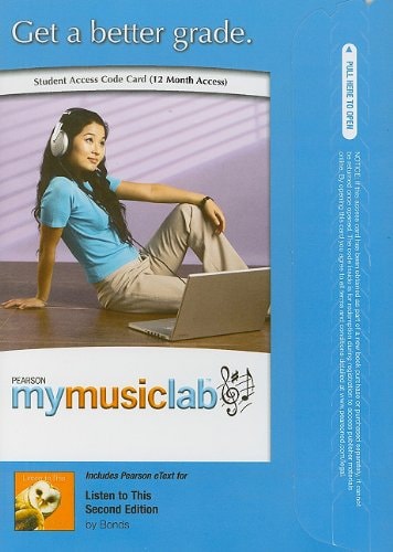 Listen to This: MyMusicLab Passcode