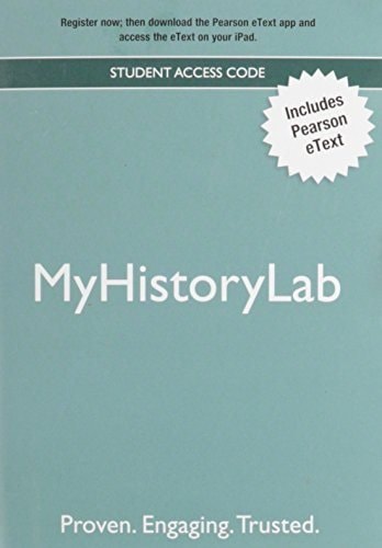 NEW MyHistoryLab: Standalone Access Card for American Stories