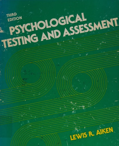 Psychological testing and assessment