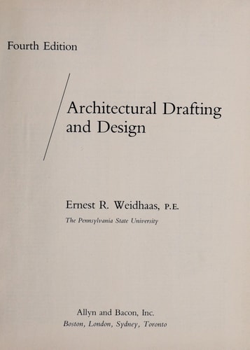 Architectural Drafting and Design