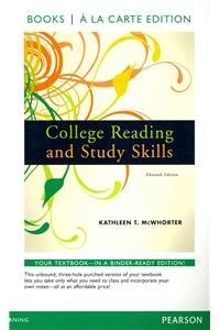 College Reading and Study Skills, Books a la Carte Edition (11th Edition)