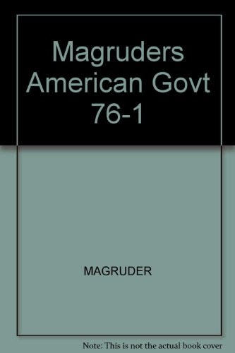 Magruder's American Government 1985