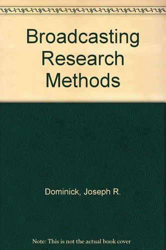 Broadcasting Research Methods