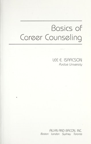 Basics of Career Counseling