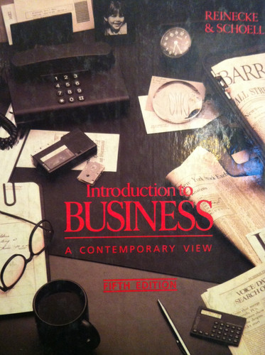 Introduction to Business A Contemporary View