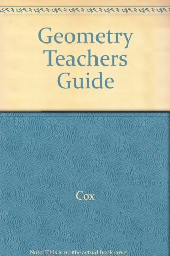 Geometry Teachers Guide