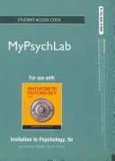 Invitation to Psychology: MyPsychLab Access Code Card
