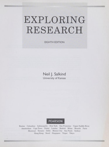 Exploring Research
