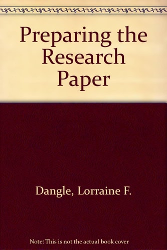 Preparing the Research Paper