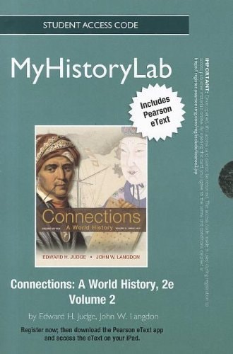 Connections a World History: Myhistorylab With Pearson Etext Student Access Code Card