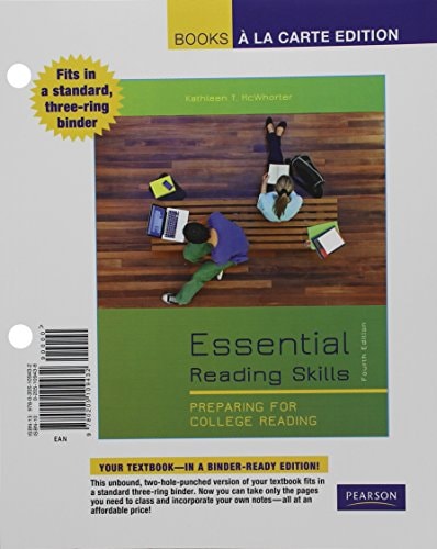 Essential Reading Skills: Books a la Carte Edition