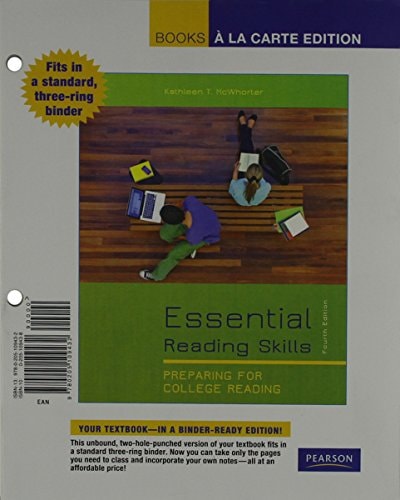 Essential Reading Skills: Books a la Carte Plus MyReadingLab with eText -- Access Card Package