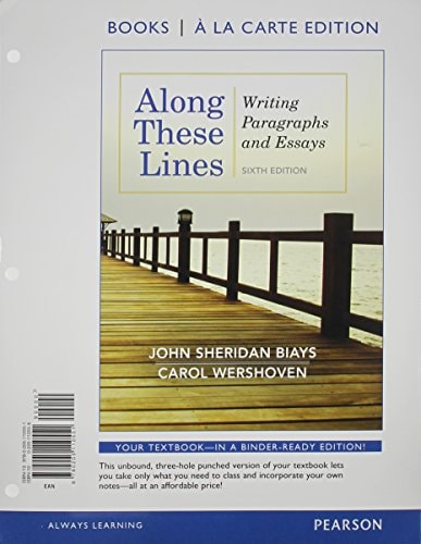 Along These Lines: Paragraphs and Essays