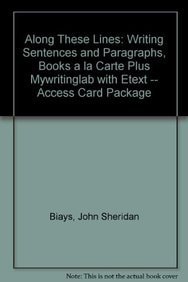 Along These Lines: Writing Sentences and Paragraphs