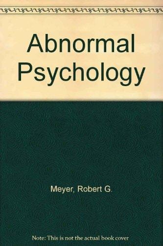 Abnormal Psychology
