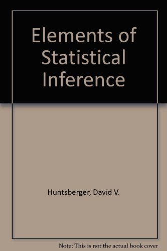 Elements of Statistical Inference