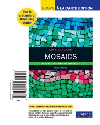 Mosaics: Reading and Writing Sentences