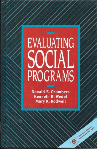 Evaluating Social Programs