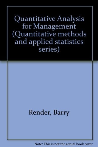 Quantitative Analysis for Management