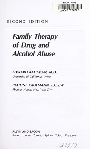 Family Therapy of Drug and Alcohol Abuse (2nd Edition)