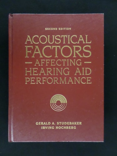 Acoustical Factors Affecting Hearing Aid Performance