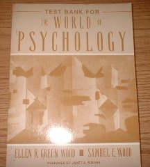 Test Bank for the World of Psychology