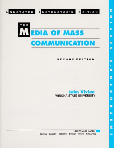 The Media of Mass Communication/Messages 2