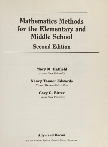 Mathematics Methods for the Elementary and Middle School: Book and Tangram Manipulatives