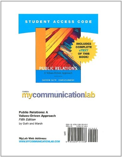 MyCommunicationLab with Pearson eText: Public Relations (5th Edition)
