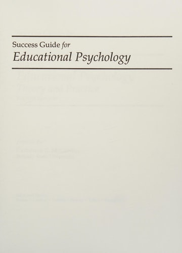 Educational Psychology: Theory and Practice