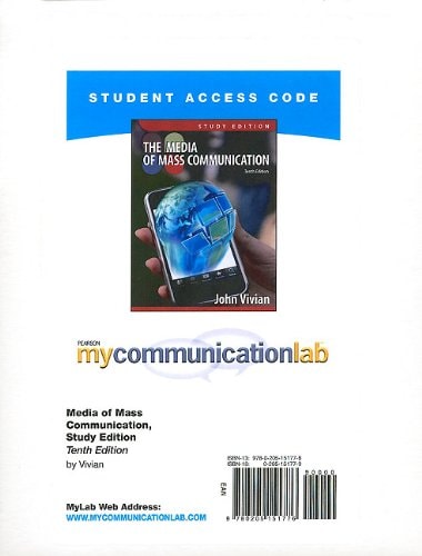 Media of Mass Communication: MyCommunicationLab Access Card