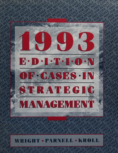 Cases in Strategic Management