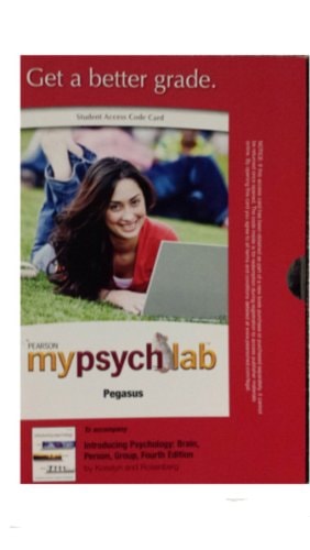 MyPsychLab Pegasus with Pearson eText: Standalone Access Card for Introducing Psychology: Brain, Person, Group (4th Edition)