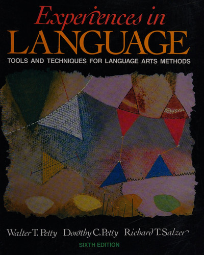 Experiences in language: Tools and techniques for language arts methods