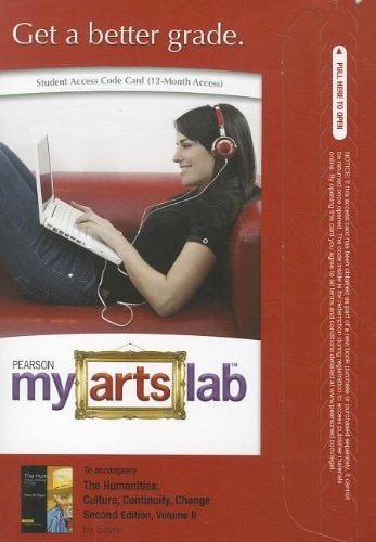The Humanities: MyArtsLab Standalone Access Card