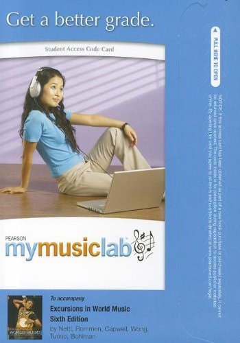 MyMusicLab -- Standalone Access Card -- for Excursions in World Music