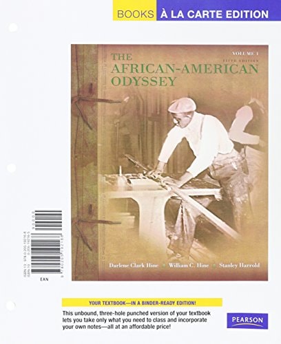 The African-American Odyssey: Volume 1